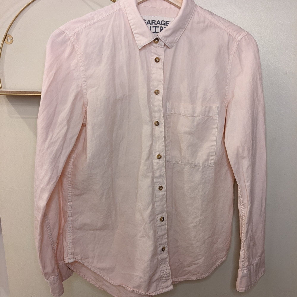 Garage Clothing Relaxed fit button down shirt | XS